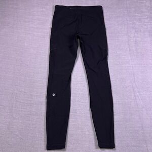 Lululemon Speed Up Tight Pockets Low Rise Leggings Women 6 Black Nylon